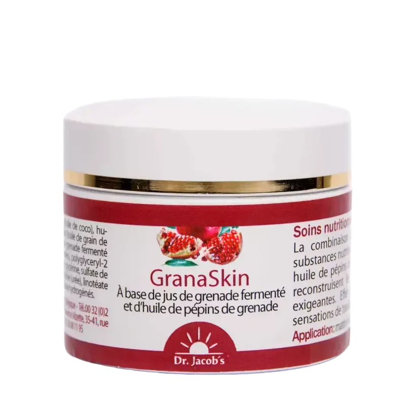 Granaskin - Crème hydratante 50ml | Soin apaisant pour peaux sensibles