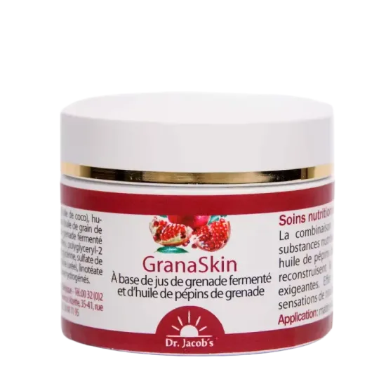 Granaskin - Crème hydratante 50ml | Soin apaisant pour peaux sensibles