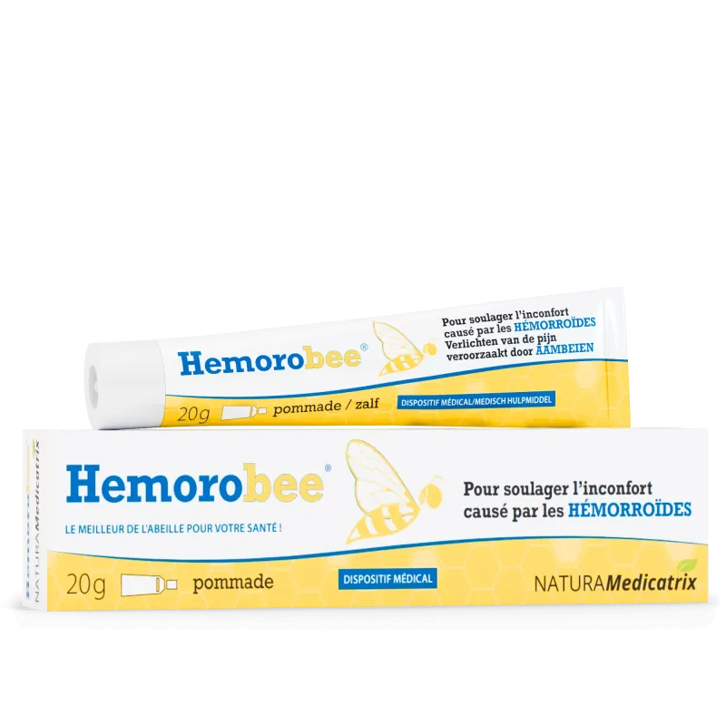 Hemorobee® natürliche Hämorrhoidensalbe 20 g – Propolis & Kamille