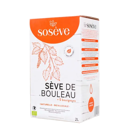 Sève de bouleau bio (+ 5 bourgeons)