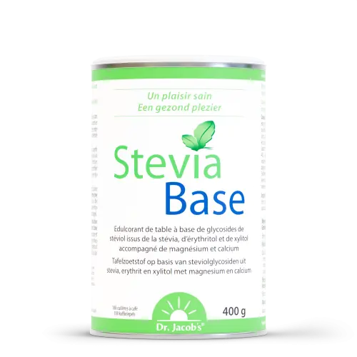 SteviaBase - Dr Jacob's® - 400g - Edulcorant d'origine naturelle