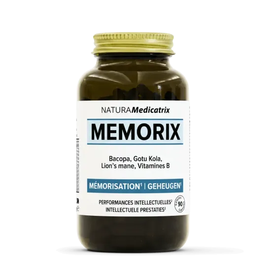Memorix - 90 gélules - Concentration, mémoire, apprentissage