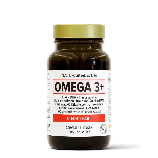 Omega 3+ 60 capsules - EPA DHA & EPAX® oil | NATURAMedicatrix