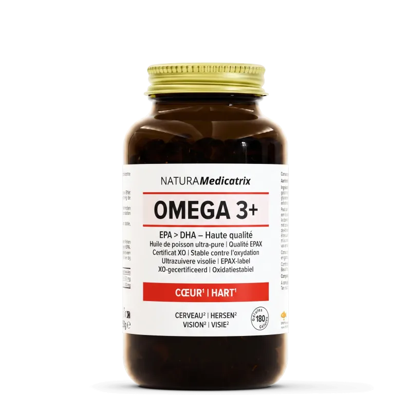 Omega 3 + — 60 gélules — Cerveau - Cœur - Yeux