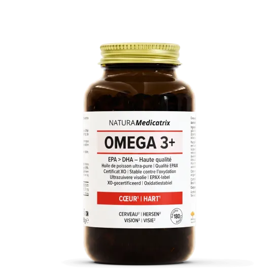 Omega 3 + — 60 gélules — Cerveau - Cœur - Yeux