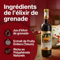 ♥ Élixir de Grenade 500 ml | Jus de grenade fermenté | Dr. Jacob's