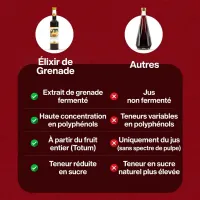 ♥ Élixir de Grenade 500 ml | Jus de grenade fermenté | Dr. Jacob's