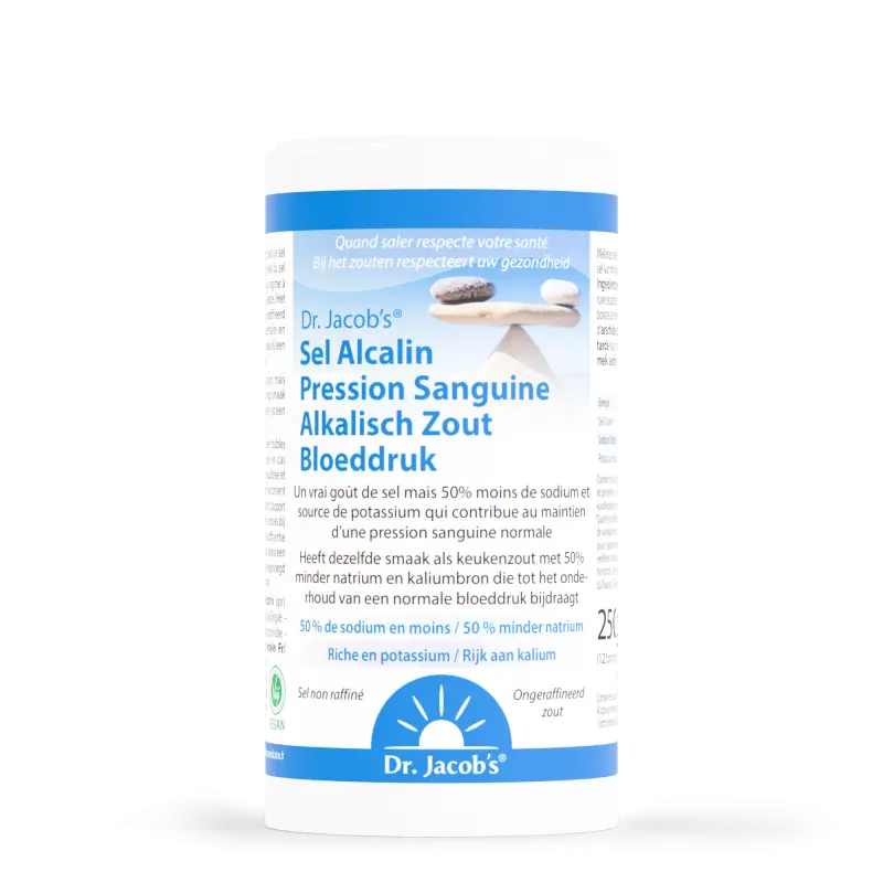 Sel Alcalin Pression Sanguine — 250g — Dr. Jacob's®