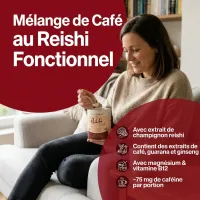 ReiChi Cafe 300 g - Kaffee mit Reishi Konzentrat 10: 1 | NATURAMedicatrix