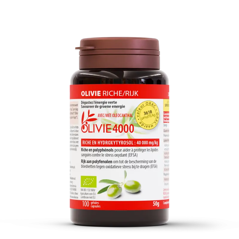 Olivie Rich 100 Capsules – HydroxyTyrosol & Polyfenols | Olivie Pharma