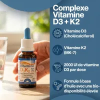 Vitamine D3K2 Sterk 20 ml – 2000 UI D3 + K2 | Dr. Jacob's