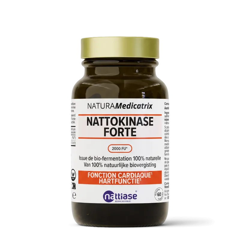 Nattokinase Strong 60 Capsules - Nattiase® 2000 FU | NATURAMedicatrix