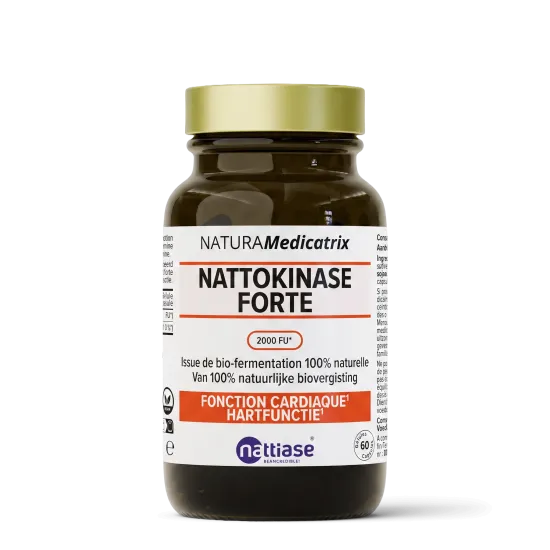 Nattokinase Strong 60 Capsules - Nattiase® 2000 FU | NATURAMedicatrix