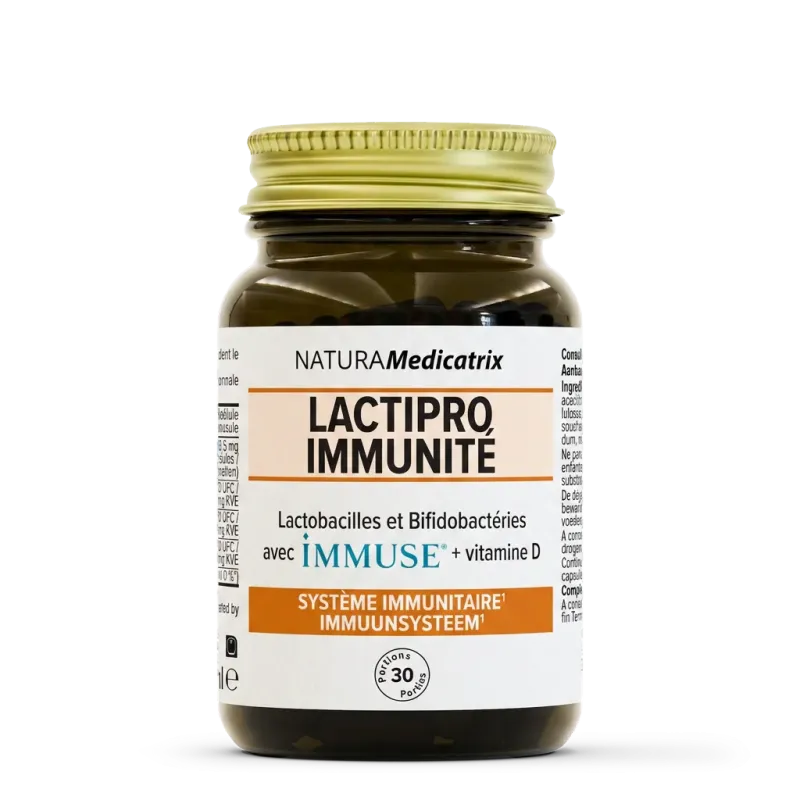 Lactipro-Immunity 30 Capsules - Microbiote & Immunity | NATURAMedicatrix