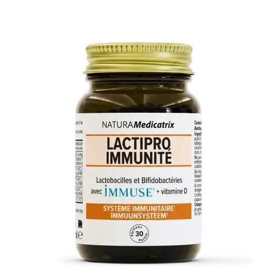Lactipro-Immunity 30 Capsules - Microbiote & Immunity | NATURAMedicatrix