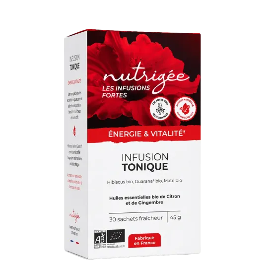 Infusion tonique – Énergie et vitalité – 30 sachets | NATURAMedicatrix
