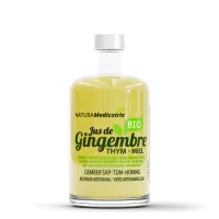 Sap Ginger Thyme & Honey Organic 700 ml - Vitaliteit & Digestie | NATURAMedicatrix