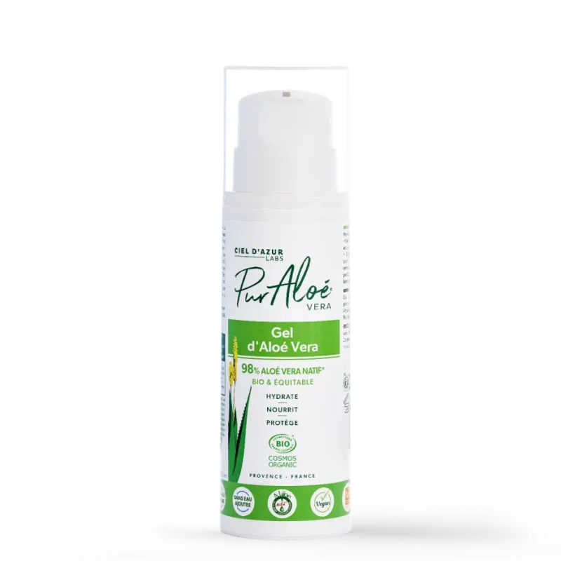 Gel Externe d'Aloé Vera 98% Bio & Equitable - 250ml - Pur'Aloé