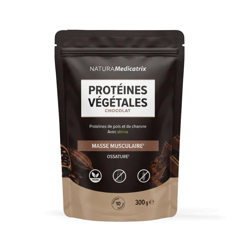 Protéines Végétales Chocolat - 300 g | NATURAMedicatrix