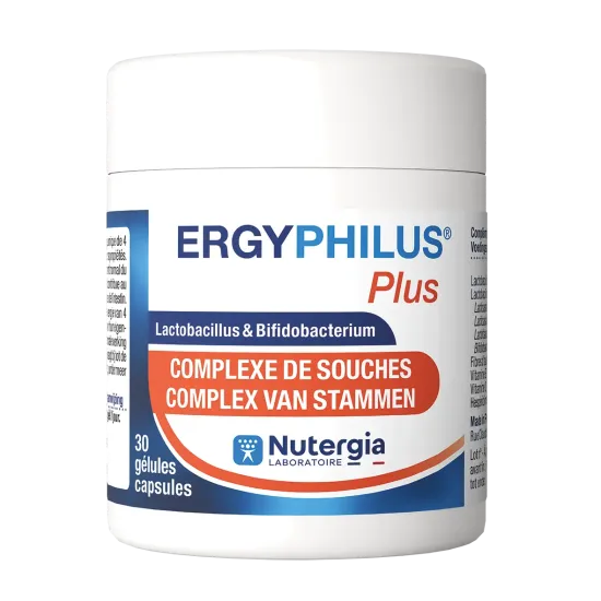 Ergyphilus plus 30 capsules – Probiotics | Nutergia