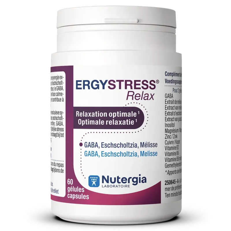ErgyStress Relax 60 Capsules – Stress & Relaxation | Nutergia