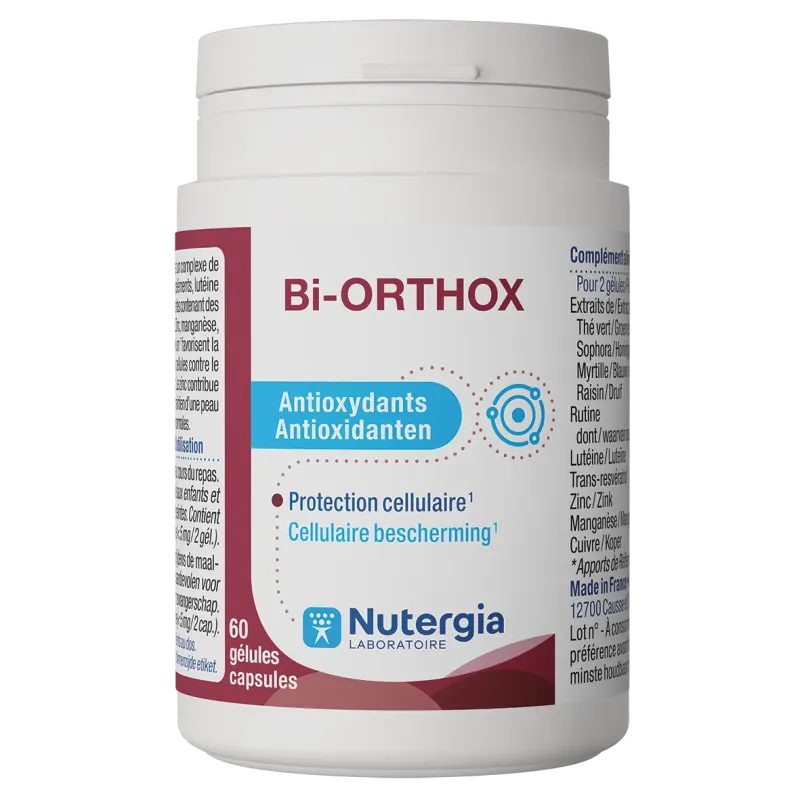 Bi-Orthox 60 capsules – Antioxidants & Vision | Nutergia