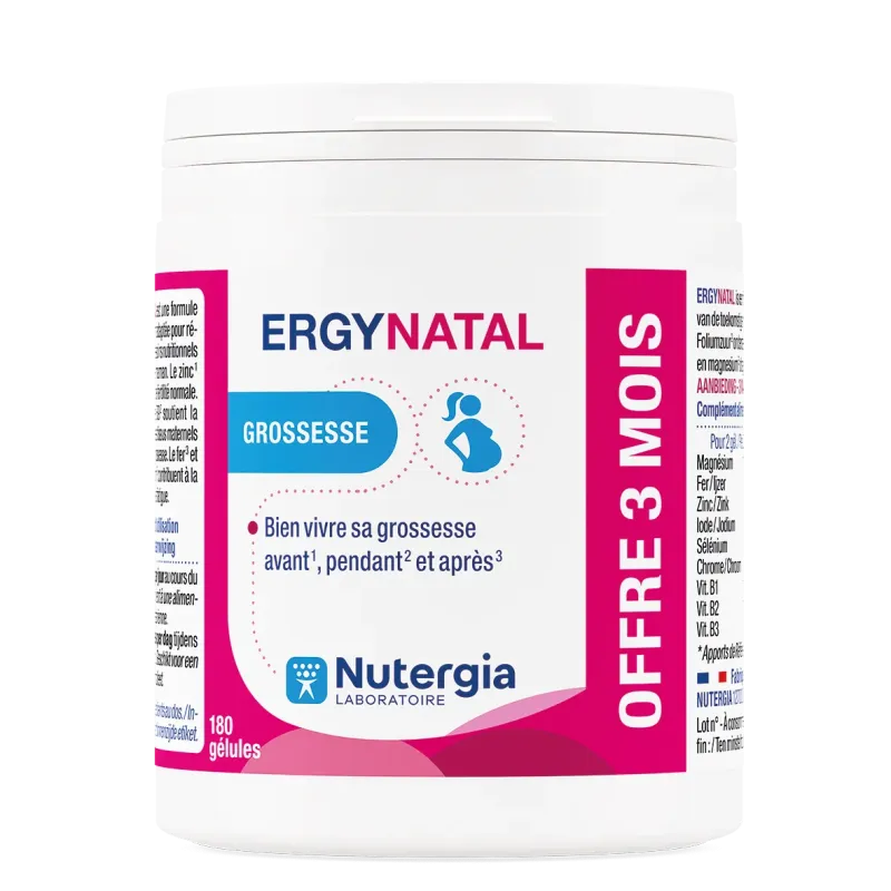Ergynatal 180 Capsules – Pregnancy & Maternity | Nutergia