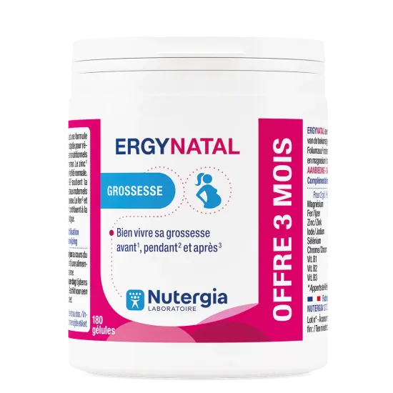 Ergynatal 180 Capsules – Pregnancy & Maternity | Nutergia