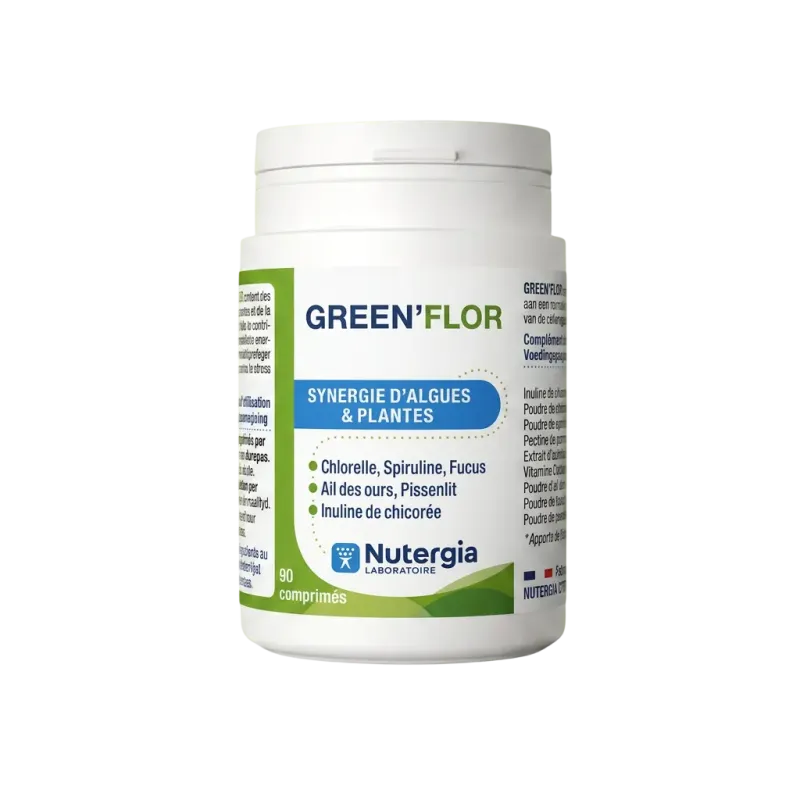 Green'Flor 90 comprimés – Détox & soutien du foie | Nutergia