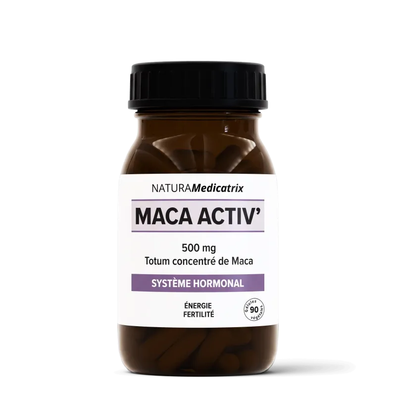 Maca activ' bio 90 gélules – Énergie & fertilité | NATURAMedicatrix
