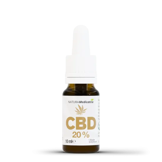 Huile CBD 20 % & 25 % – TCM de coco 10 ml | NATURAMedicatrix
