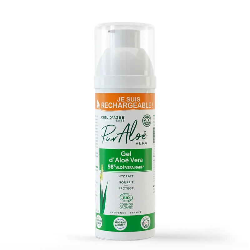 Gel Externe d'Aloé Vera 98% Bio & Equitable - 250ml - Pur'Aloé