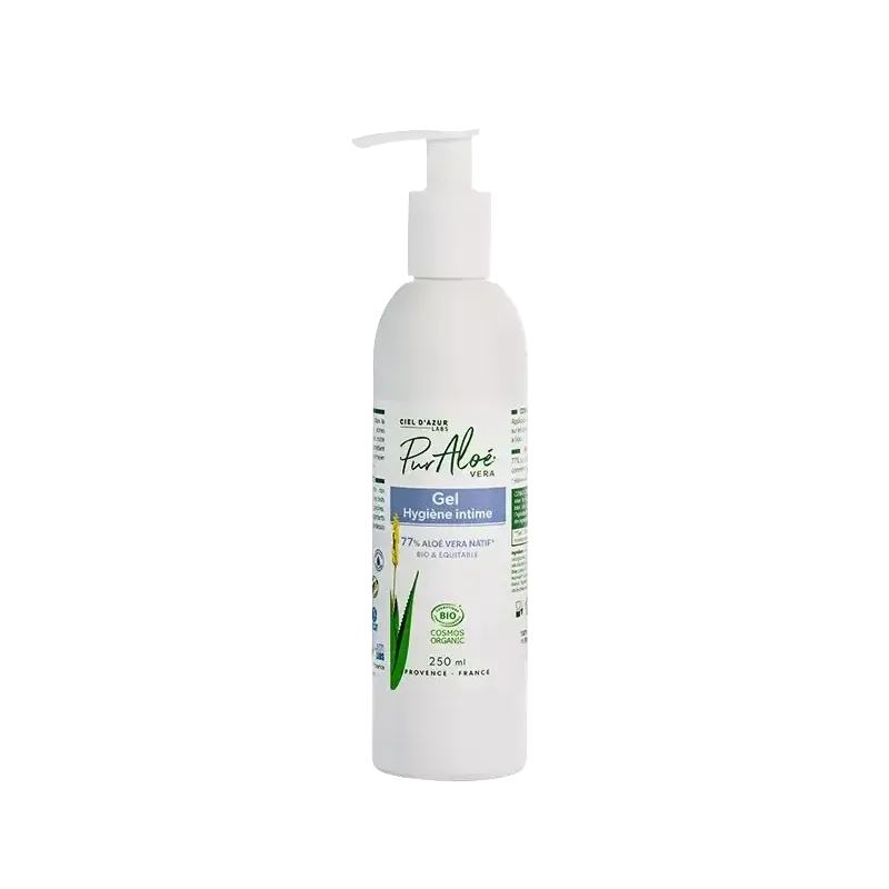Intimate Care Gel 77% Organic & Fair Trade - 250 ml - Pur'Aloé