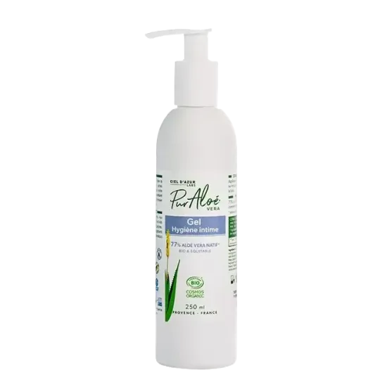 Intimate Care Gel 77% Organic & Fair Trade - 250 ml - Pur'Aloé