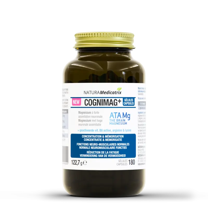 Cognimag + 180 Capsules - Anti-stress & concentration magnesium | NATURAMedicatrix