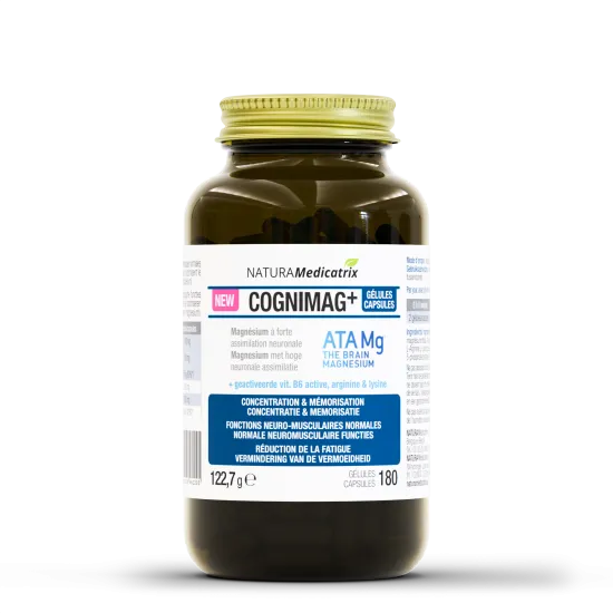 Cognimag + 180 Capsules - Anti-stress & concentration magnesium | NATURAMedicatrix