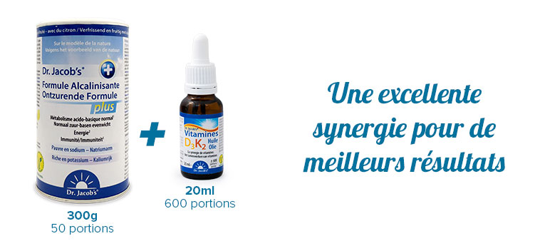 Formule Alcalinisante Plus + Vitamine D3K2
