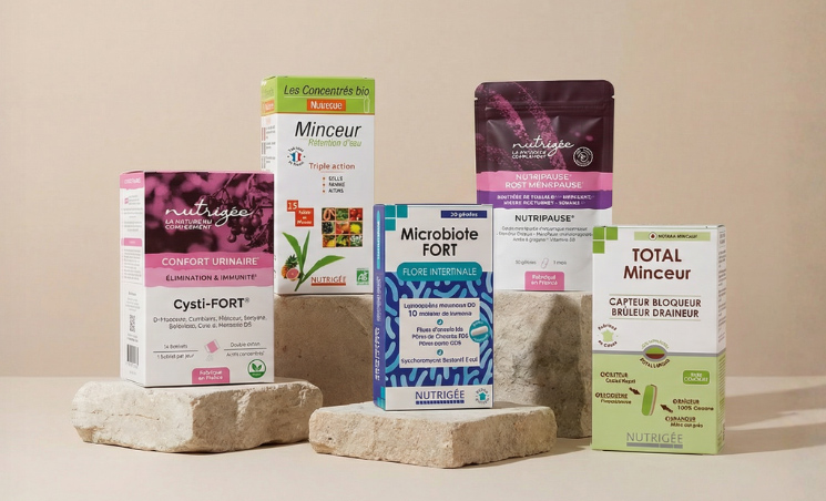 Produits Nutrigée, compléments alimentaires et thés bio