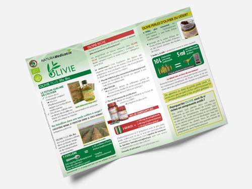 Dépliant de la gamme Olivie