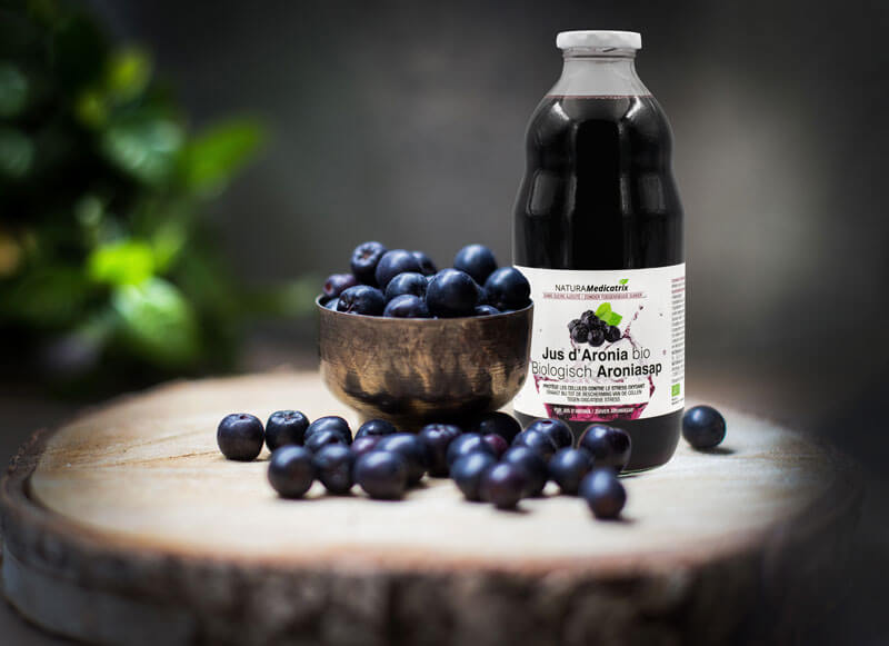 Jus d'aronia bio, sans sucres — 1L