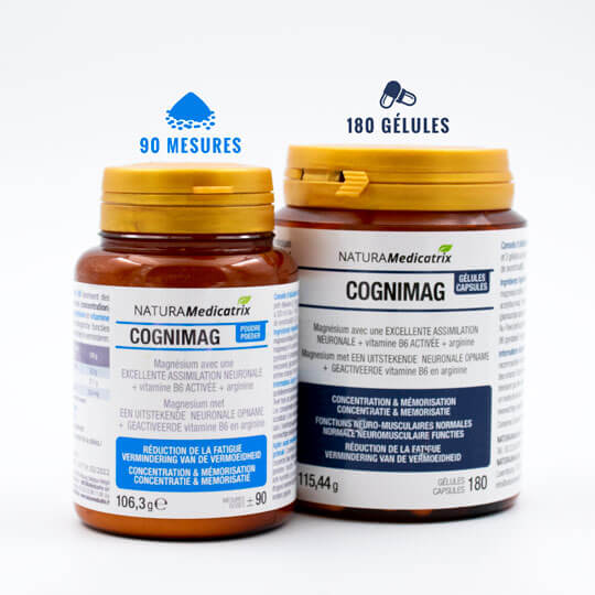 Cognimag existe en poudre et en gélule !