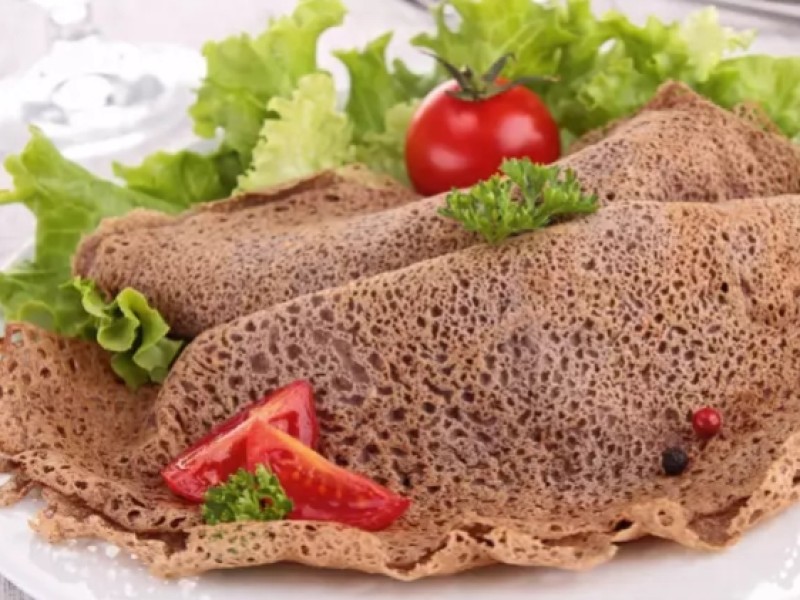 Crêpes de sarrasin copieuses