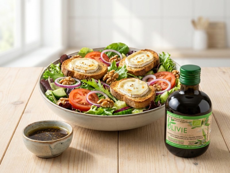 Salade de chèvre à l'Huile d'Olive 30x plus bio