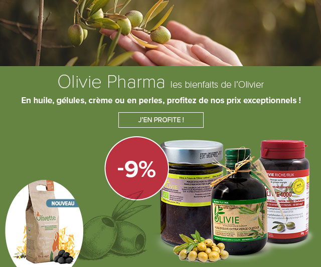 Jusqu'à -19% sur Olivie Pharma