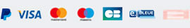 Methods of payment, 100% secure